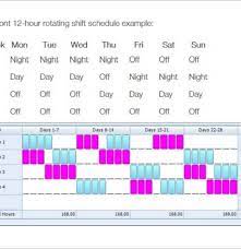 12 hour schedule template calendar. Rotating Rotation Shift Schedule Template M A N O X B L O G