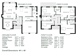 Story House Floor Plans With Dimensions
