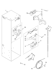 side by side refrigerator parts