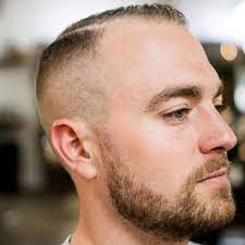 Style your beard to a defined angular shape to make your face look longer. 50 Best Hairstyles Haircuts For Balding Men 2021 Styles Haircuts For Balding Men Thin Hair Men Balding Mens Hairstyles