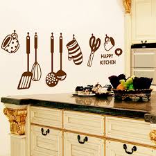 Miarhb Diy Removable Happy Kitchen Wall Decal Vinyl Home Decor Wall Stickers New Size One Size As Show