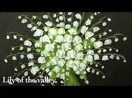 How To Paint Lily Of The Valley Flowers