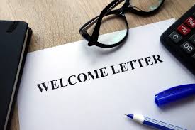 how to write the perfect welcome letter
