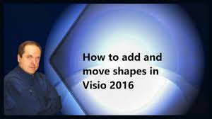 move shapes in visio 2016