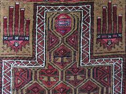 afghanistan baluch tribal prayer rug