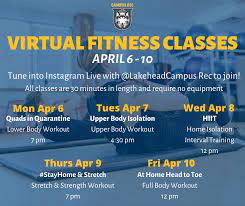 The best group fitness in seattle is now available at home via livestream and on demand workouts. Online Group Fitness Class Lakehead University
