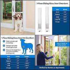 Sliding Glass Pet Door Outdoor Access
