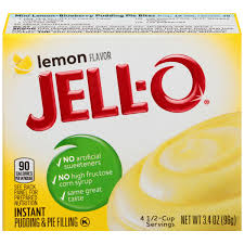 jello lemon instant pudding nutrition