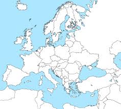 Blank European Map Aeropilatesleon