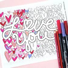 Print coloring of i love you and free drawings. Love You Coloring Page 100 Directions