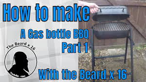 how to make a gas bottle bbq part 1