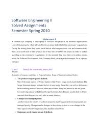software engineering ii solved assignments semester spring  software engineering ii solved assignments semester spring 2010 reliability engineering audit