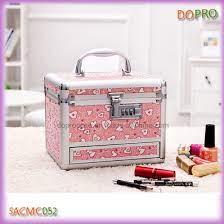 cute pink small makeup case with
