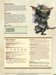 The plot points gang finishes up their discussion of we be goblins! by richard pett and published by paizo. We Be Goblins 5e Character Sheets