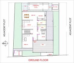 65x75 House Plan 4 Bedroom Villa