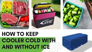 how to keep cooler cold without ice for