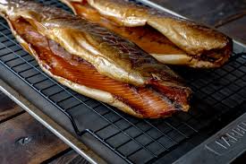honey smoked rainbow trout with dry