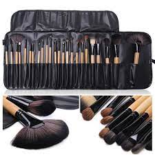 set of 24 professional makeup brushes