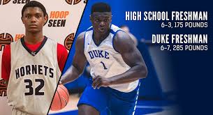 The Insane Growth Of The Man Child That Is Zion Williamson