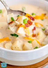 slow cooker potato soup with frozen