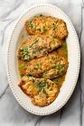 chicken scaloppine with a squeeze