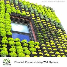 pocket living wall planting modular
