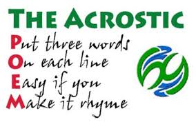 find acrostic poems for children