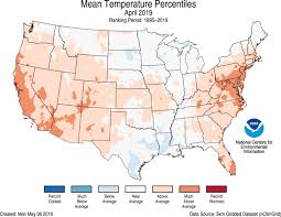 Assessing The U S Climate In April 2019 News National