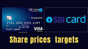 sbi card share target 2022 2023