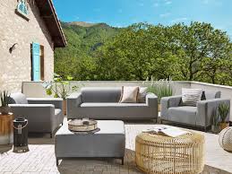 Maybe you would like to learn more about one of these? Lounge Garden Furniture Set Rhodos Xxl Sofa Lounge Couch For Garden Terrace Grey Black Supply24