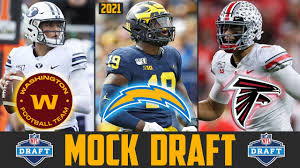 The 2020 nfl playoffs are still going on, but it is never too early to look ahead. 2021 Nfl Mock Draft Zach Wilson Kyle Trask Justin Fields Trevor Lawrence Trey Lance Youtube