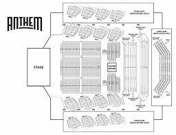 anthem seating chart for seated floor