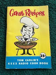 Great Recipes ~ Tom Carin's ~ KSXX Radio Cook Book ~ Warshaws Giant Foods ~  PB G | eBay