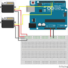 control servo motors using an arduino