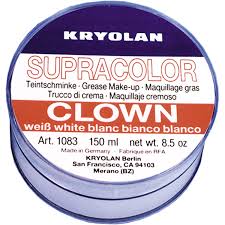 clown white grease makeup 8 5 ounce