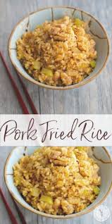 All of these recipes i am sharing with you can be subbed out for boneless, skinless chicken.) i start with a pork loin that remember that mexican pork bowl you made on meal four? Asian Style Pork Fried Rice Carrie S Experimental Kitchen