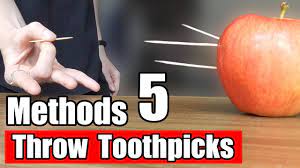 Top 5 Methods How To Shoot Toothpicks With Your Fingers - YouTube