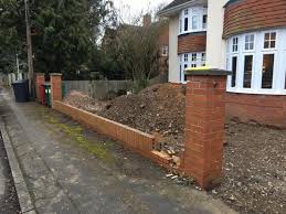 a new brick wall in caversham takes on