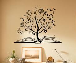 Book Tree Wall Decal Library School