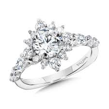 statement star halo diamond enement