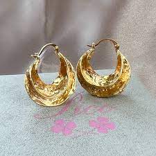 pico copenhagen africa earrings gold