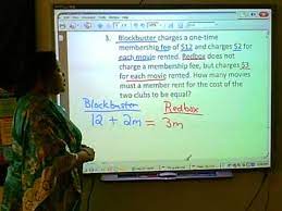 Solving Word Problems With Variables On