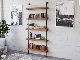 Wood Shelving Unit Floor To Ceiling