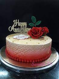 Anniversary Cream Cake gambar png