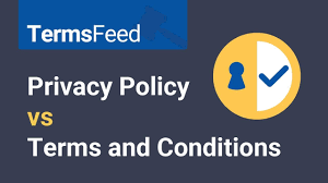 privacy policies vs terms conditions