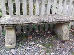Old Stone Garden Bench 80 00 Pic Uk