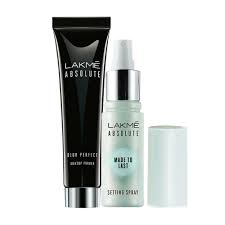 lakme absolute made to last setting spray blur perfect makeup primer combo at nykaa best beauty s