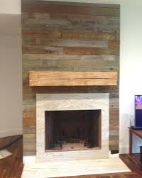 Reclaimed Wood Fireplace Create A