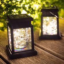 solar lights outdoor lantern