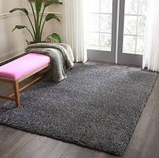 hmwd thick dark grey gy area rugs